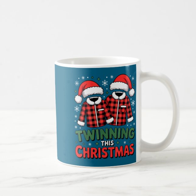 Mug Twinning This Christmas Matching Family Holiday  (Droite)