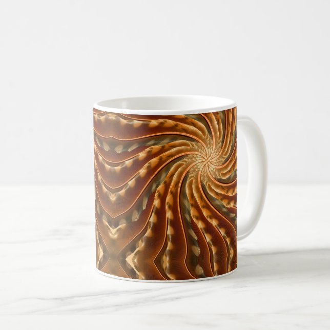 Mug Twirl de plume (Devant droit)