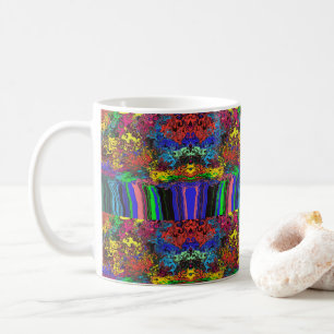 Mug Twirlers colorés Abstraits / Poussés / Demi-Pots /