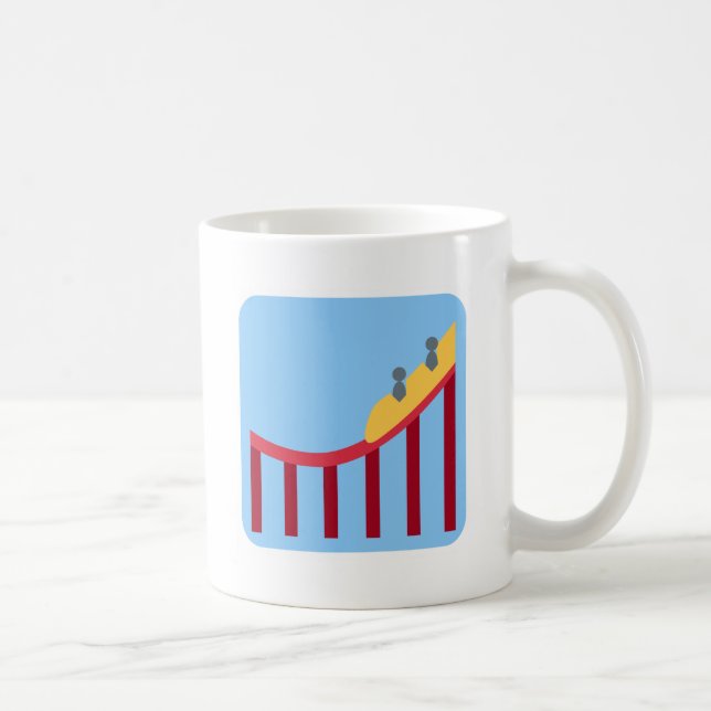 Mug Twitter Emoji - Roller coaster (Droite)