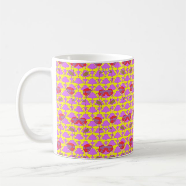 Mug Two Flowers Roses (Gauche)