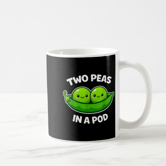 Mug Two Peas In A D Cute Kawaii Funny  (Droite)