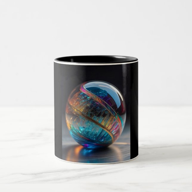 Mug Two Tone, 11oz (Marbre-9) (Centre)