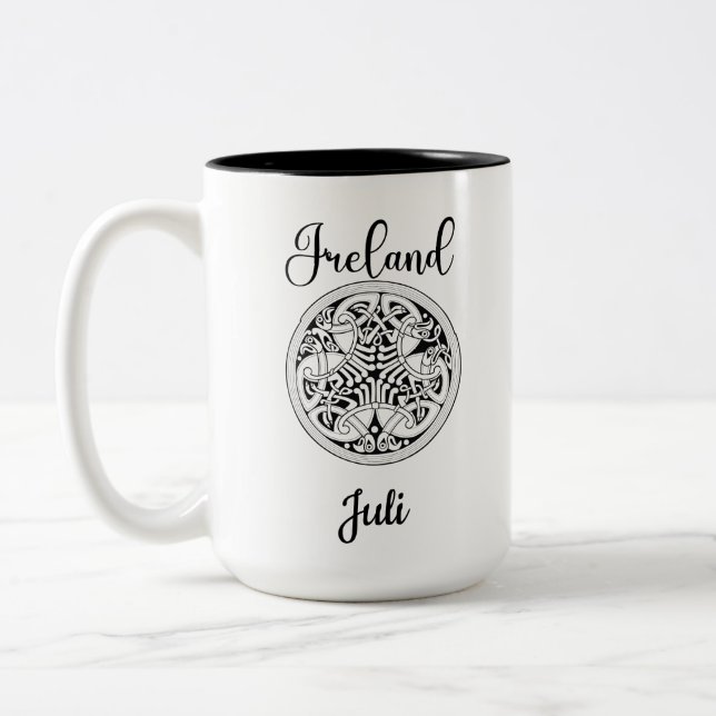Mug Two-Tone Celtique, 15 oz (Gauche)