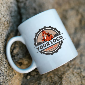 Mug Two-Tone Custom Business Logo Branded
