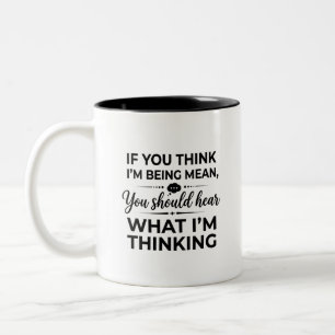 Mug Two-Tons Réfléchir en dehors de la tasse