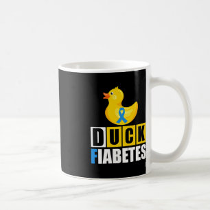 Mug Type 1 Diabète Fiabète de canard T1D Sensibilisati
