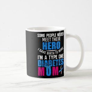 Mug Type 1 Diabète Mère Mère T1d Sensibilisation au di