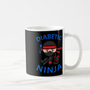Mug Type 1 Sensibilisation au diabète Ninja diabétique