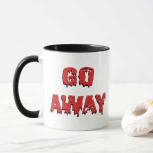 Mug Type de goutte rouge noir minimum Halloween S'en a