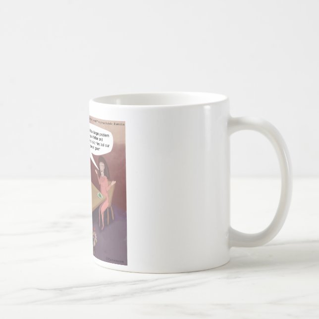 Mug TypeRigolo Champignons Pour Dîner Drôle (Droite)