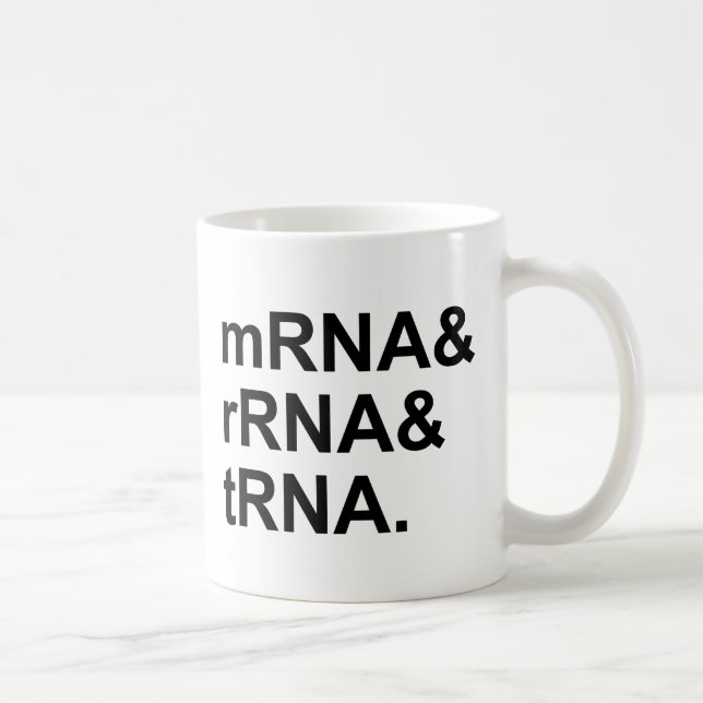 Mug types d'ADN messagère ARNr ARNt | d'ARN (Droite)