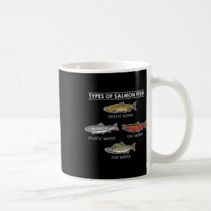 Mug Types de saumon pour la pêche au saumon