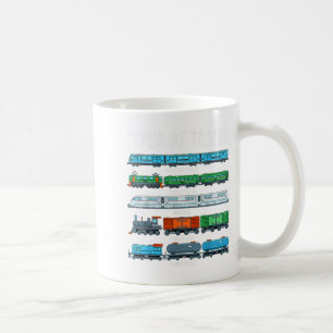 Mug Types De Trains Chemise Toddler Garçon Locomotive