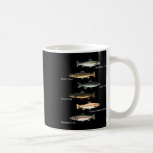 Mug Types De Truites - Collection Espèces de poissons