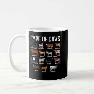 Mug Types De Vaches Chemises Fermières Costume Tee - s