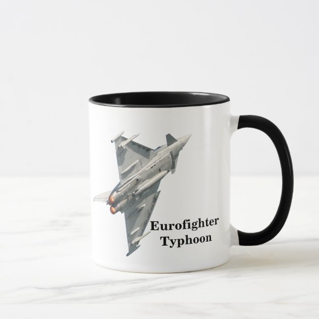 Mug Typhon de l'Eurofighter avec monogramme (Droite)