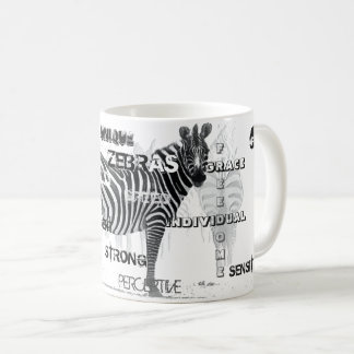 Mug Typographe de Black and White Unique