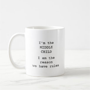 Mug Typographie amusante d'un enfant moyen moderne per