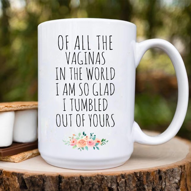Mug Typographie amusante Maman Anniversaire De La Fill (Funny Typography Mom Birthday From Daughter Coffee Mug)