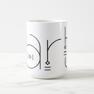 Mug Typographie artistique ART