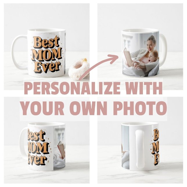 Mug Typographie Assez Unique Meilleure Maman De Tous L (personalize own photo Pretty Unique Typography Best Mom Ever Apron)