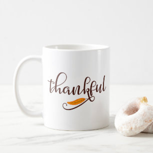 Mug Typographie Bohème Plume Autochtone Reconnaissant