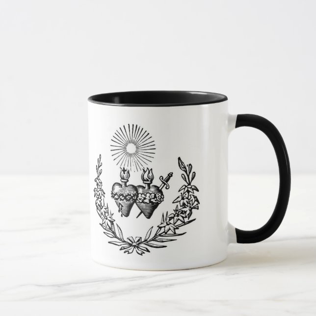 Mug Typographie catholique Jesus Mary Angels (Droite)