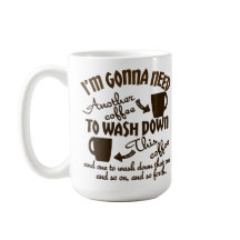 Typographie comique de caféine d'allégeance de