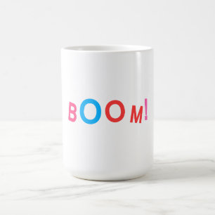 Mug Typographie de bande dessinée BOOM!