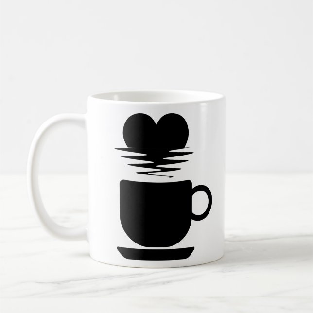 Mug Typographie de boisson moderne (Gauche)