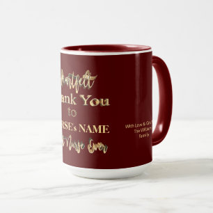 Mug Typographie de l'Merci du coeur