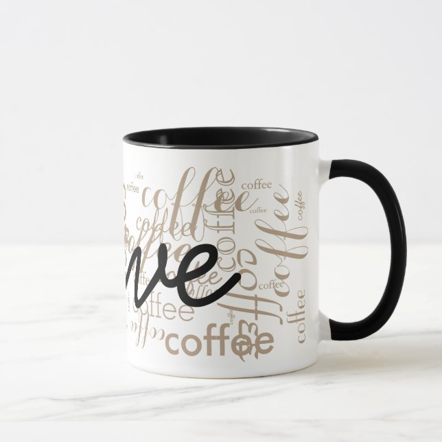 Mug typographie de nom personnalisé (Droite)