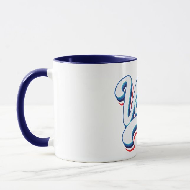 Mug Typographie des élections (Gauche)