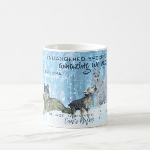 Mug Typographie des loups Extraordinaires  Personnalis