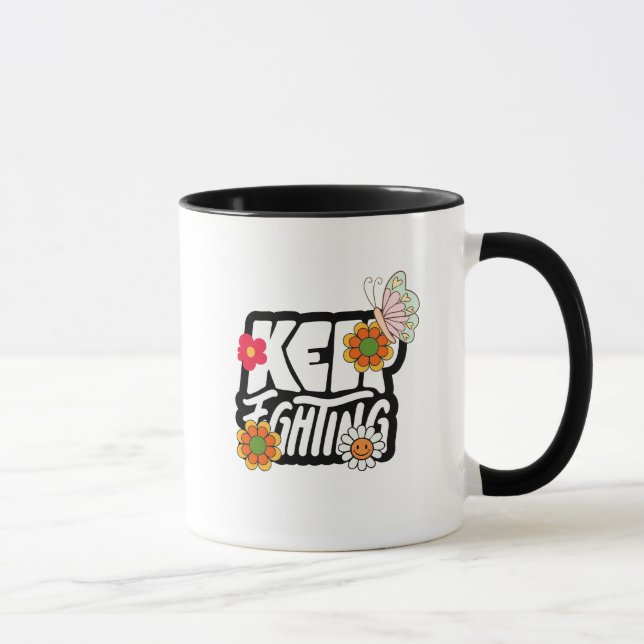 Mug Typographie d'illustration Good Vibes (Droite)