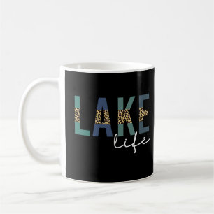 Mug Typographie d'impression de Lake Life Cheetah