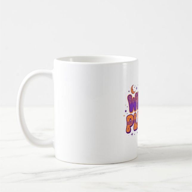 Mug Typographie drôle d'Halloween Witch Please (Gauche)