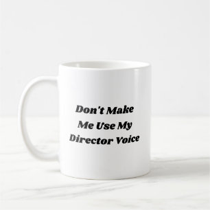 Mug Typographie Drôle Théâtre Amoureux Directeur