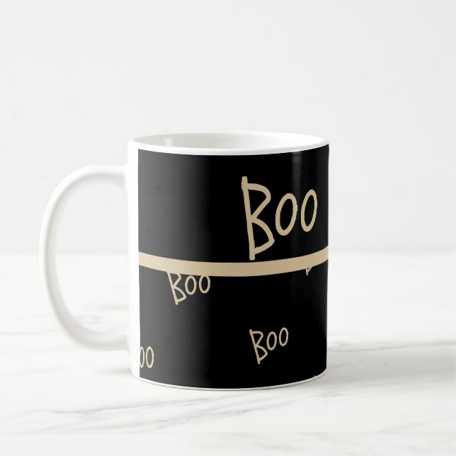 Mug Typographie du bol d'Halloween (Gauche)