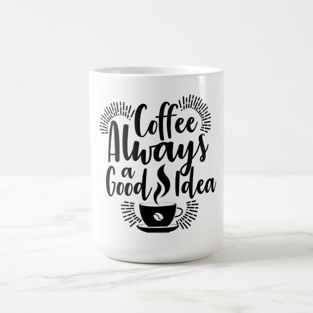 Mug Typographie du café (Centre)