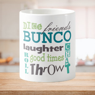 Mug Typographie du Joueur Bunco