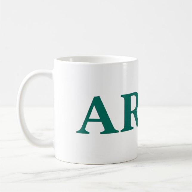 Mug Typographie Gras Style Militaire Minimal Texte  (Gauche)