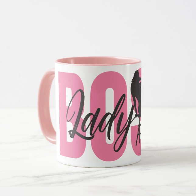 Mug Typographie Lady Boss (Devant gauche)