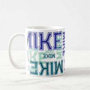 Mug Typographie moderne de nom court en 4 lettres