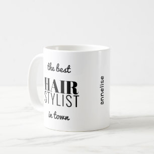 Mug Typographie moderne profession de coiffeur drôle