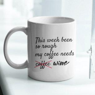 Mug Typographie moderne tendance et drôle