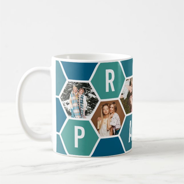 Mug Typographie noir et blanc Simple Moderne (Gauche)