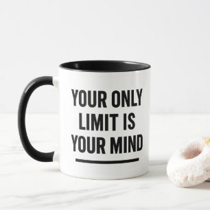 Mug Typographie noire Motivational Daily Reminder