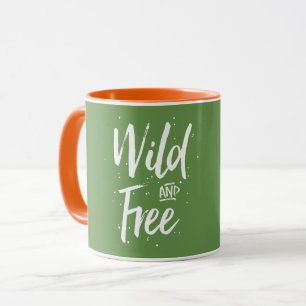 Mug Typographie sauvage et libre